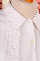 Vintage Bluse weiß Lagenlook