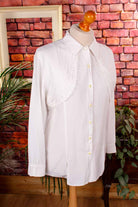 Vintage Bluse weiß Lagenlook
