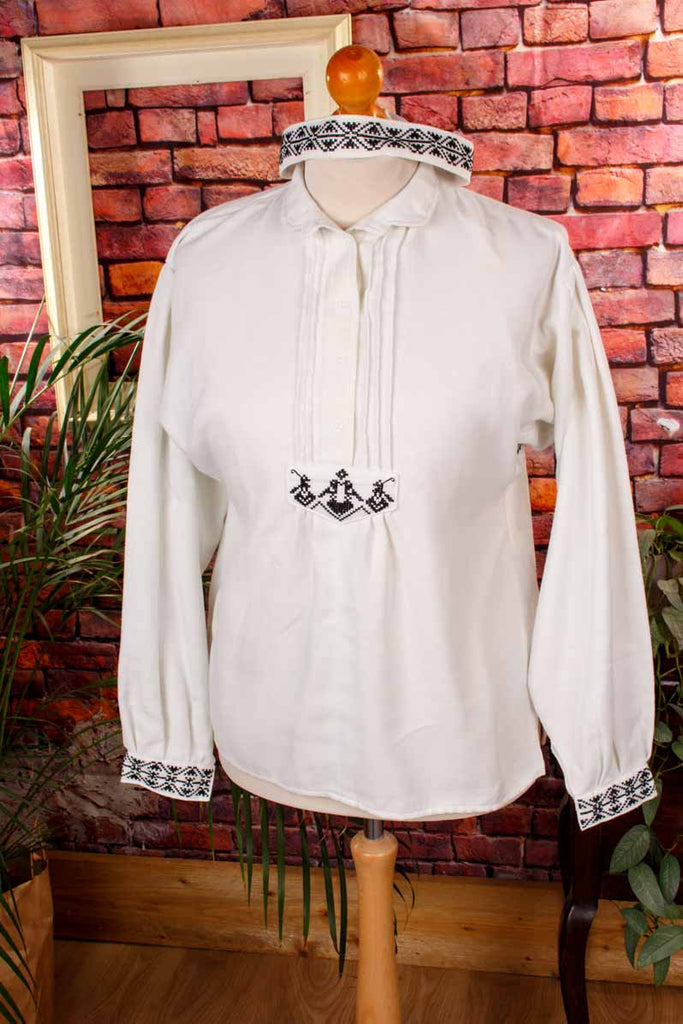 Vintage Hippie Hemdbluse + Stirnband