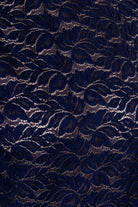 Spitzenbluse marineblau