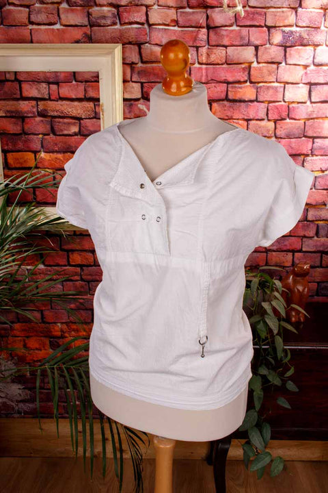 80er Jahre Top weiß