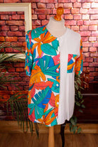 Viskose Sommertop Hawaiimuster