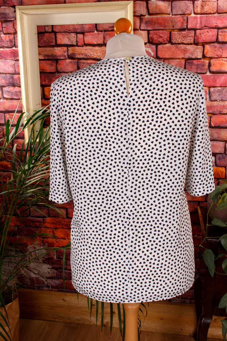 Süße Herzchen Bluse Top