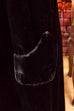 1920s Samtmantel schwarz