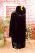 1920s Samtmantel schwarz