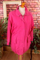pinker 80er Jahre Anorak