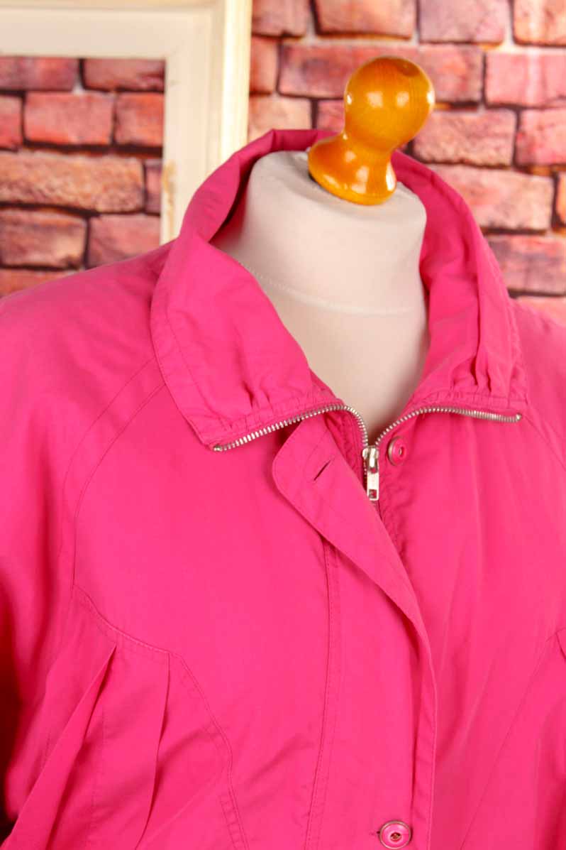 pinker 80er Jahre Anorak