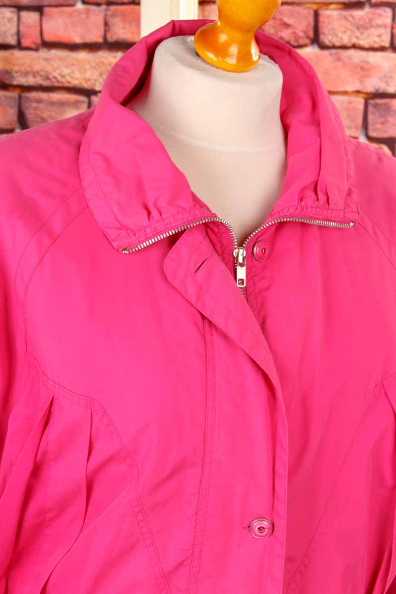 pinker 80er Jahre Anorak