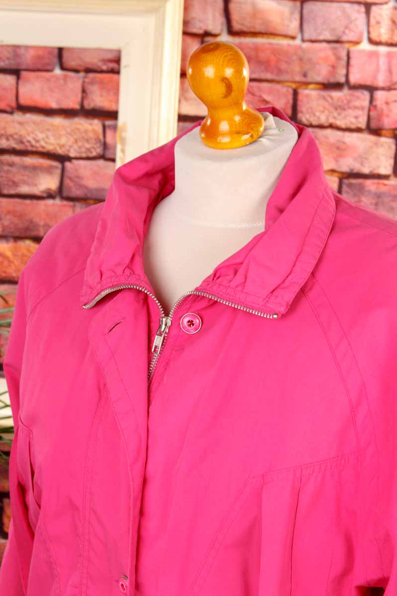 pinker 80er Jahre Anorak