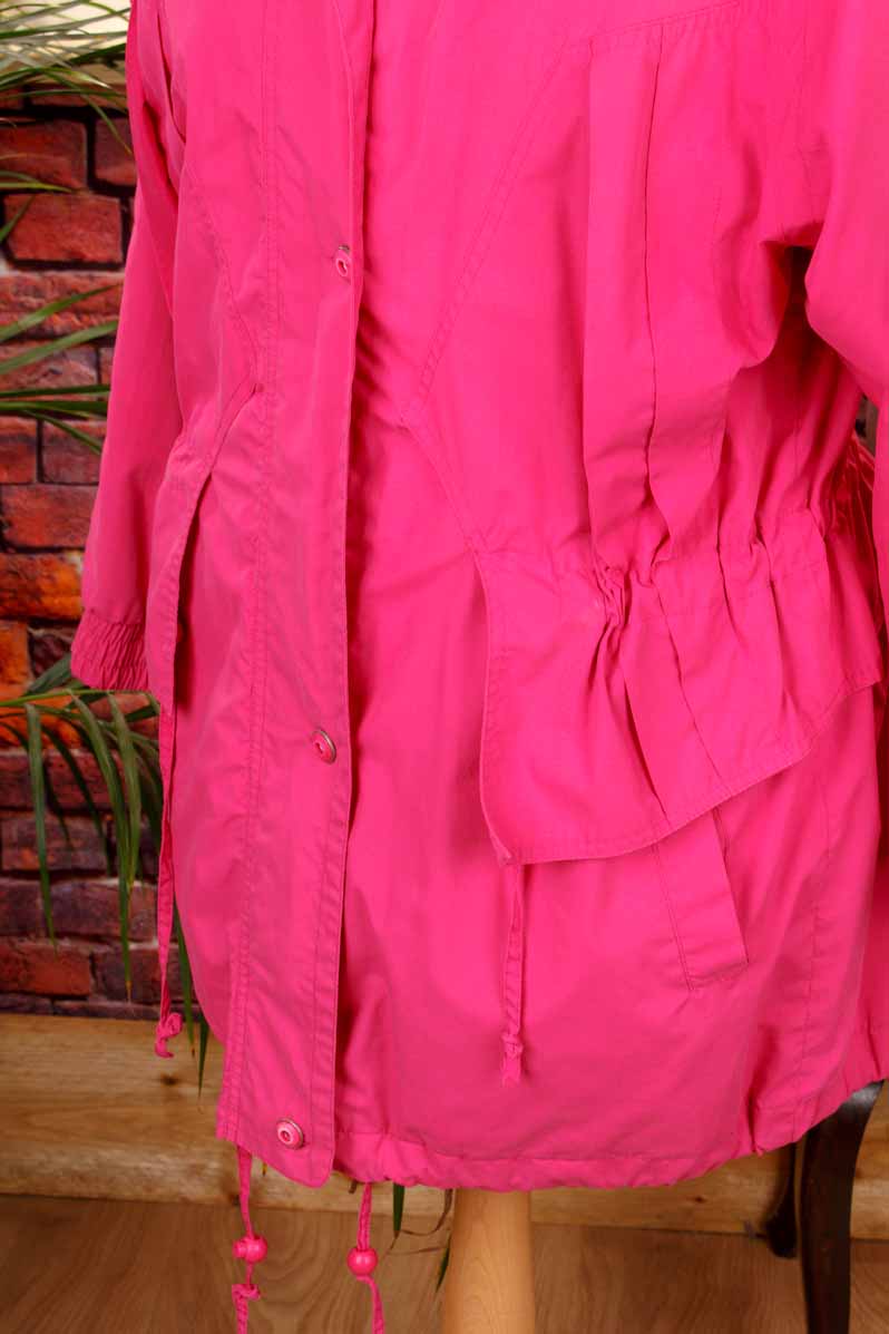 pinker 80er Jahre Anorak