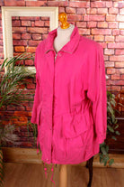 pinker 80er Jahre Anorak