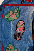 Roberto Cavalli Patchwork Denimjacke