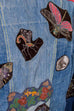 Roberto Cavalli Patchwork Denimjacke