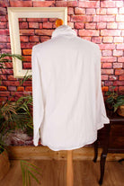 Vintage Rüschenbluse weiß