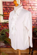 Vintage Rüschenbluse weiß