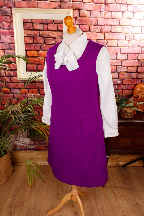 60s Schlager Kleid lila