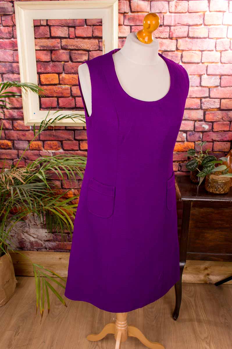 60s Schlager Kleid lila