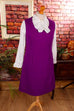 60s Schlager Kleid lila