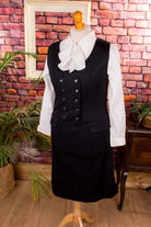 60s Schlager Kleid schwarz