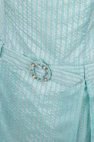 60s Flapper Stil Kleid türkis