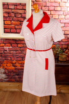 Schlagerkleid rot weiß Punkte
