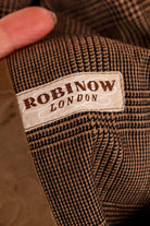 ROBINOW Woll Kostüm braun Pepita