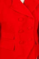 Wolle Kurzblazer rot