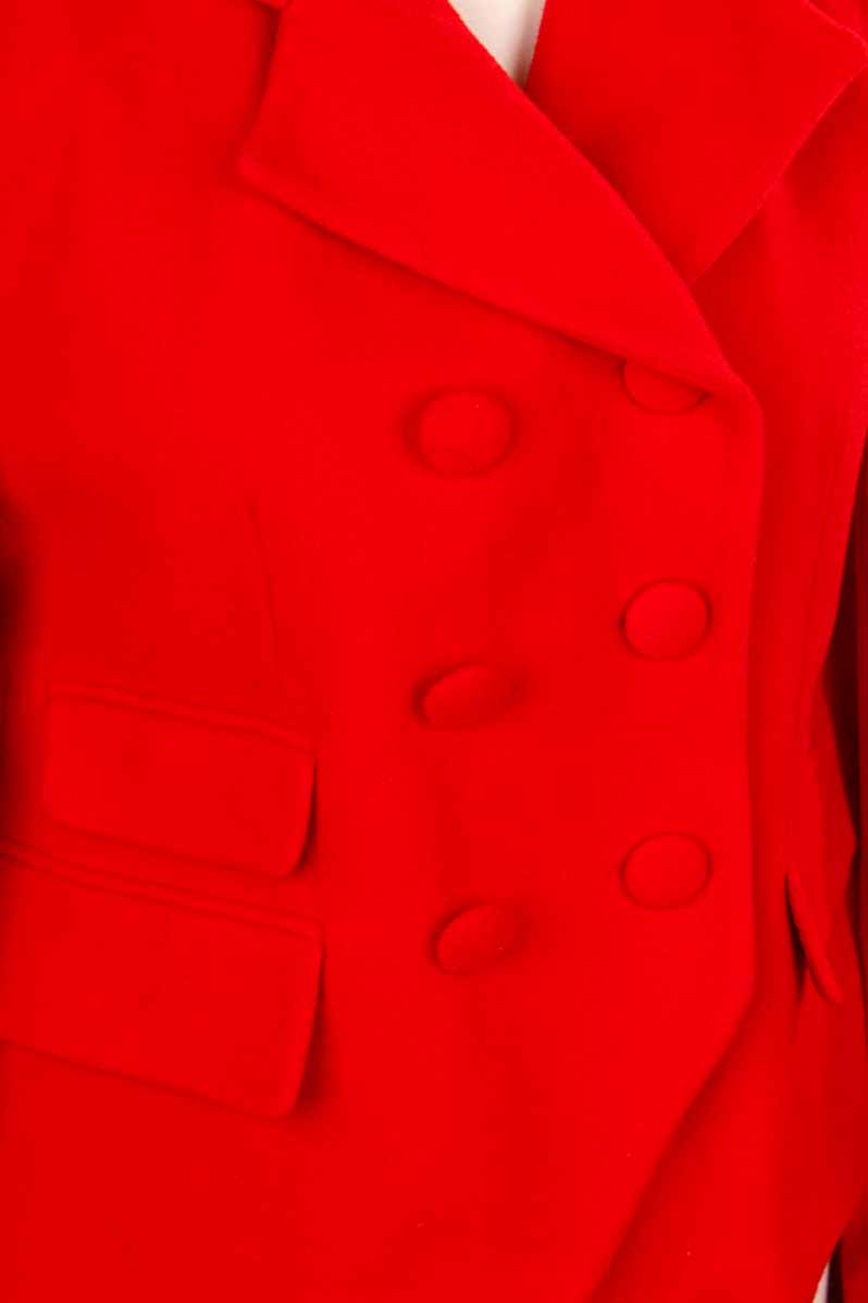 Wolle Kurzblazer rot