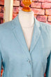 Seidenmix Blazer hellblau