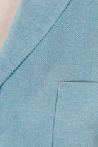 Seidenmix Blazer hellblau