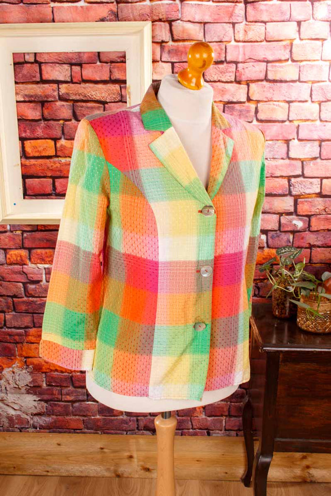 Regenbogen Blazer bunt