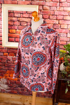 60s Disco Top Tunika rosa