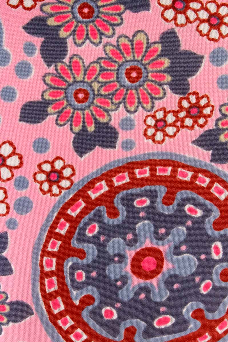 60s Disco Top Tunika rosa