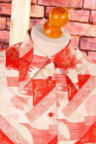 70s Disco Bluse pink