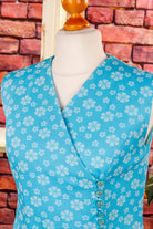 Rockabella Wickelkleid türkis