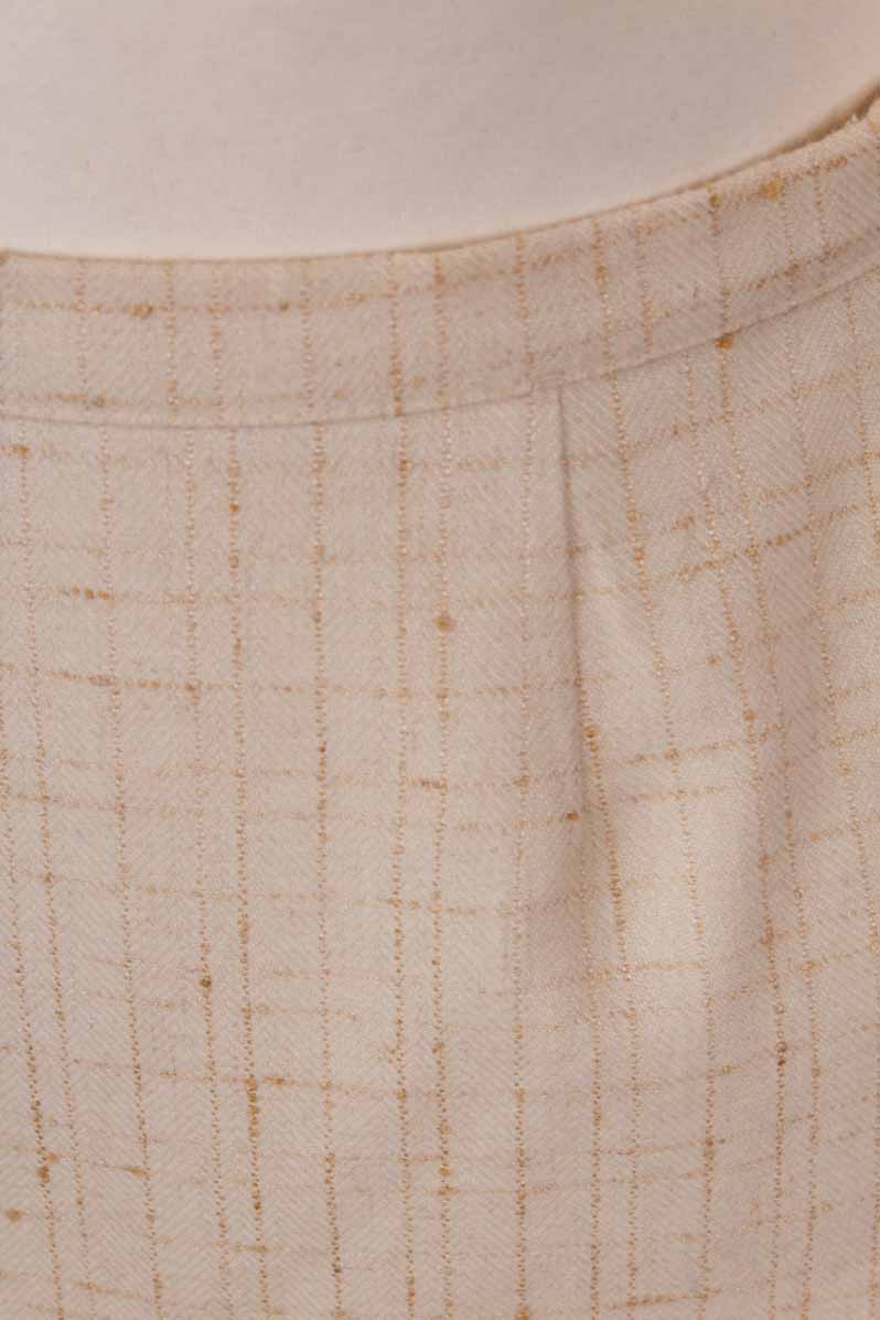 Wollkostüm beige