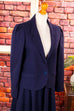 Wolle Blazer marineblau