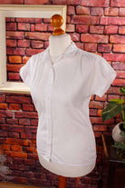 Boho Bluse weiß + Spitze