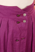 Leinenrock lila