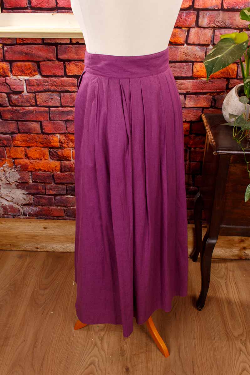 Leinenrock lila
