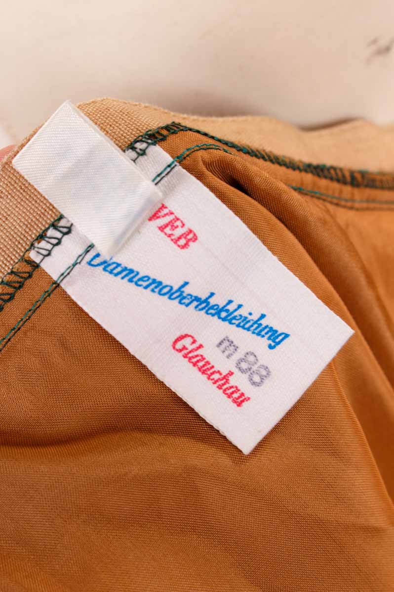 Boho Samtrock smaragdgrün
