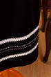 70er Kleid schwarz-weiß