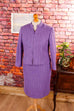 Wolle Kostüm lila