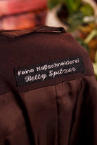 Vintage Wolle Blazer braun