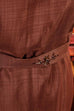 60s Schlauchkleid braun Schimmer