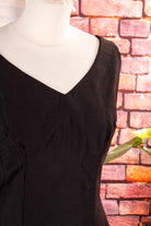 60s Wollkleid + Bolero schwarz