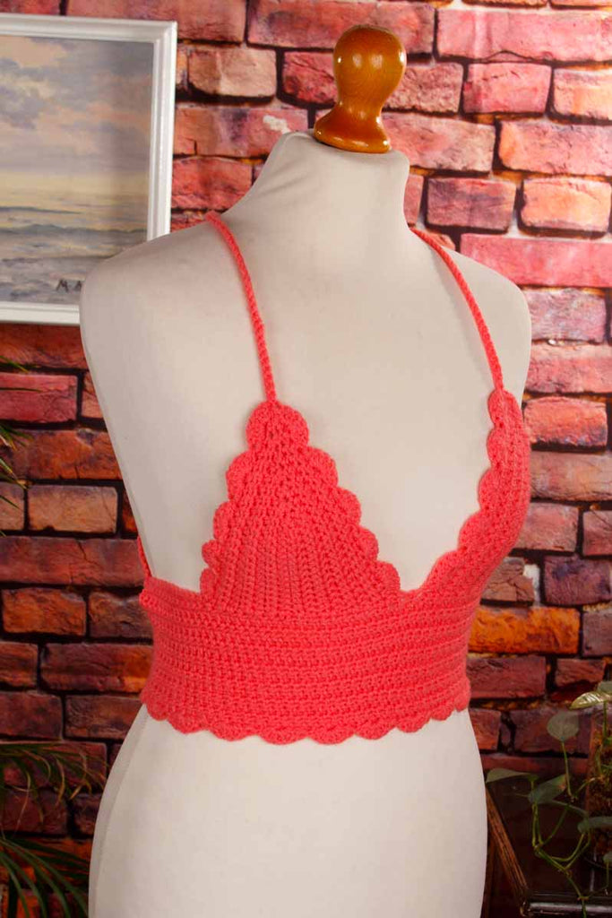Sexy Häkeltop apricot