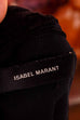 Isabel Marant Seidentop schwarz