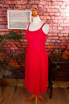 Sommerkleid himbeerrot
