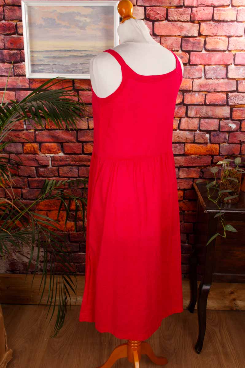Sommerkleid himbeerrot